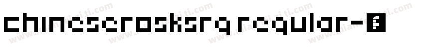 chineserosksrg regular字体转换